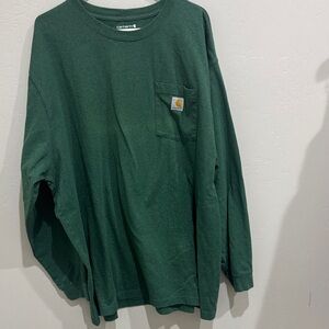 Carhartt Forest Green Pocket Tee